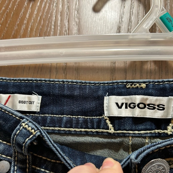 Vigoss jeans w/ flag design pockets - Picture 3 of 4